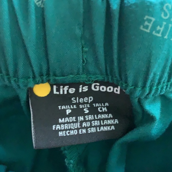 Life is Good Bundle-2 Shirt and PJ Pants! Size Small. - Picture 5 of 12